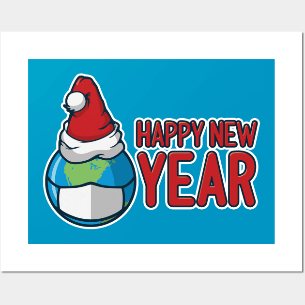 Happy New Quarantine Year Wall Art by Here Comes Art